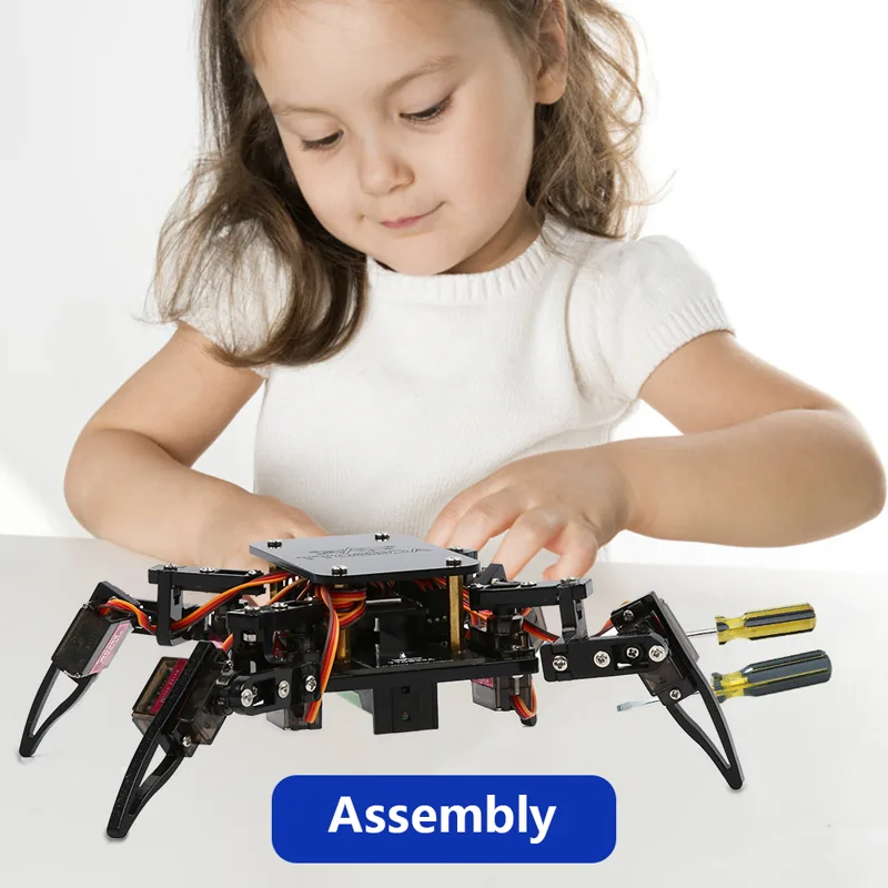 The ACEBOTT quadruped spider robot kit for kids