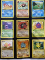 135 Vintage Pokemon Cards 90s Collection - Pre-Owned