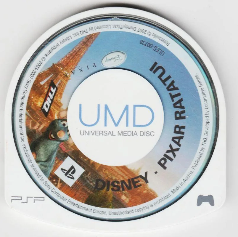 Disney Pixar Ratatouille - PSP - Disc Only - Pre-Owned
