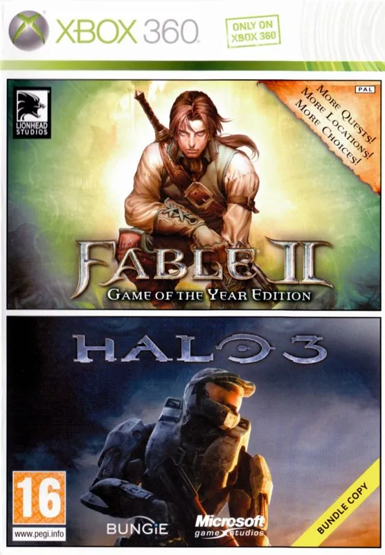 Fable 2 & Halo 3 - Xbox 360 - Pre-Owned
