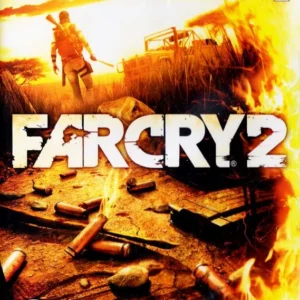 Far Cry 2 game cover art featuring a soldier in a war-torn landscape for Xbox 360 at GAMERIFT