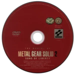 Metal Gear Solid 2 Sons of Liberty bonus disc cover art for PlayStation 2 game case GAMERIFT