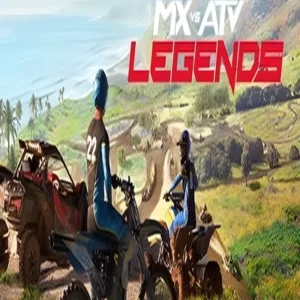 MX vs ATV Legends cover art showing off-road vehicles racing on PlayStation 5 platform at GAMERIFT