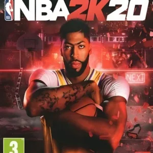 NBA 2K20 game cover art showing basketball players in action with the Xbox One logo visible GAMERIFT