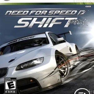 Need for Speed Shift game cover art showing a racing car on the Xbox 360 case GAMERIFT