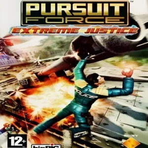 Pursuit Force Extreme Justice game cover art for PSP handheld console GAMERIFT