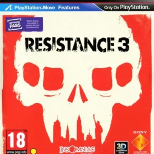 Resistance 3 PlayStation 3 game cover art featuring post-apocalyptic soldiers and a dark urban background GAMERIFT