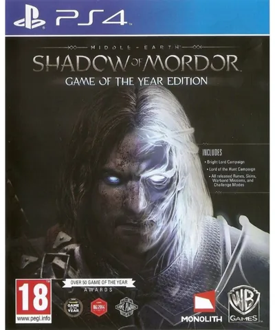 Shadow of Mordor GOTY - PS4 - Pre-Owned