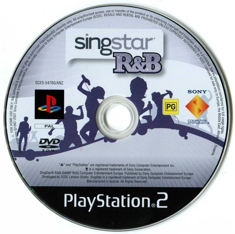 SingStar R&B - PS2 - Disc Only - Pre-Owned