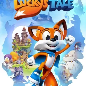 Super Lucky's Tale game cover art featuring the main character on a colorful background for Xbox One at GAMERIFT