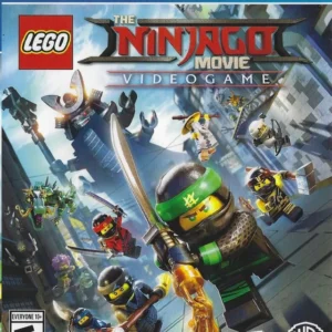 The Lego Ninjago Movie Video Game cover art showing ninja characters on PlayStation 4 case GAMERIFT