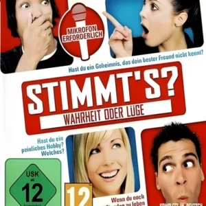 Truth Or Lies game cover art featuring colorful characters and title logo for Nintendo Wii console GAMERIFT