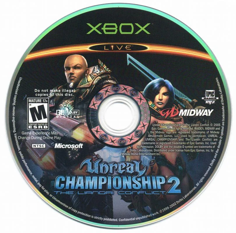 Unreal Championship 2 - Xbox - Disc Only - Pre-Owned - Xbox OG