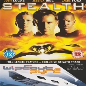 Wipeout Pure Stealth Edition game cover art for PSP showing futuristic racing ships on a dark background GAMERIFT