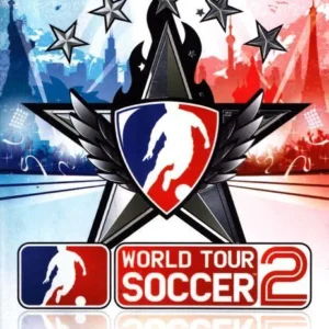 World Tour Soccer 2 game cover art featuring a soccer player on PSP platform visible on GAMERIFT