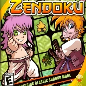 Zendoku game cover art featuring colorful puzzle design for PSP handheld console GAMERIFT