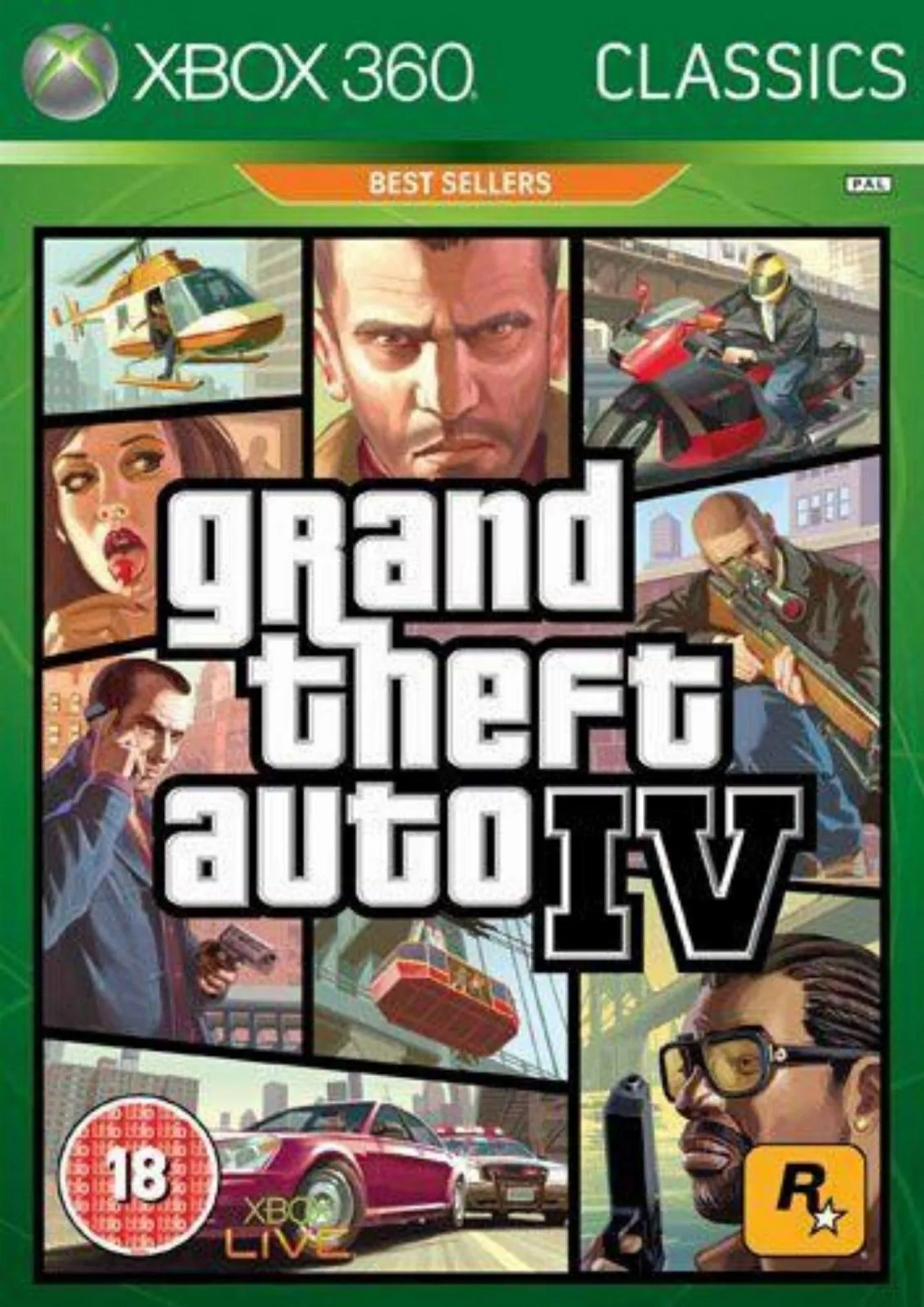 Grand Theft Auto IV - GTA 4 - Xbox 360 - Pre-Owned