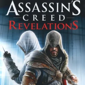 Assassins Creed Revelations game cover art featuring Ezio in hooded cloak with hidden blade on Xbox 360 front cover GAMERIFT