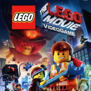 Used Xbox 360 The LEGO Movie Videogame cover art with Emmet, LEGO characters, PG label and PAL case
