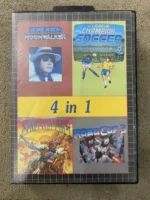 4 in 1 (Michael Jackson, Robocop 3, Sunset Riders, J League) - Sega Mega Drive - Pre-Owned