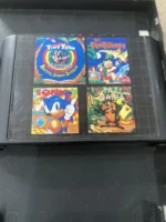 Sega Mega Drive "Magic I" 4-in-1 Multicart - Sonic, Tiny Toon Adventures, Flintstones, Taz-Mania - Pre-Owned