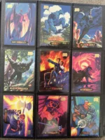 Marvel Masterpieces 1994 Fleer - 72 Card Lot (67 Different) - Venom, Spider-Man, Deadpool, Carnage, Magneto - Pre-Owned - Cards