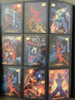 Marvel Masterpieces 1994 Fleer - 72 Card Lot (67 Different) - Venom, Spider-Man, Deadpool, Carnage, Magneto - Pre-Owned - Cards