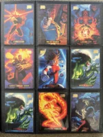 Marvel Masterpieces 1994 Fleer - 72 Card Lot (67 Different) - Venom, Spider-Man, Deadpool, Carnage, Magneto - Pre-Owned - Cards