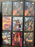 Marvel Masterpieces 1994 Fleer - 72 Card Lot (67 Different) - Venom, Spider-Man, Deadpool, Carnage, Magneto - Pre-Owned - Cards