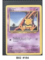 Pokemon TCG Card Bundle x5 - Abra, Haunter, Machop + 2 more - Pre-Owned - Cards