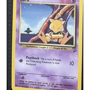 Abra 65/130 Pokemon trading card - Base Set 2