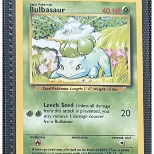 Bulbasaur 44/102 Pokemon trading card - Base Set