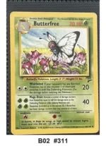 Pokemon TCG Card Bundle x5 - Kadabra, Pikachu, Butterfree + 2 more - Pre-Owned - Cards