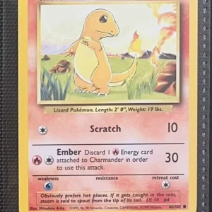 Charmander 46/102 Pokemon trading card - Base Set