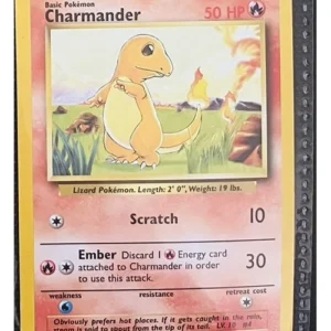 Charmander 46/102 Pokemon trading card - Base Set