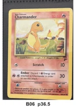 Pokemon TCG Card Bundle x4 - Charmander, Squirtle, Gastly + 1 more - Pre-Owned - Cards
