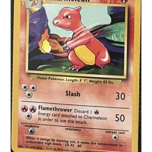Charmeleon 24/102 Pokemon trading card - Base Set