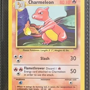 Charmeleon 24/102 Pokemon trading card - Base Set