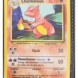 Charmeleon 24/102 Pokemon trading card - Base Set