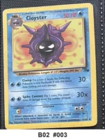 Pokemon TCG Card Bundle x5 - Magmar, Mr. Fuji, Cloyster + 2 more - Pre-Owned - Cards