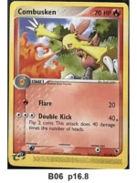 Pokemon TCG Card Bundle x5 - Combusken, Torchic, Poochyena + 2 more - Pre-Owned - Cards