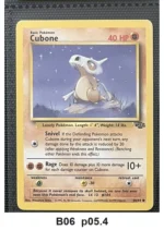 Pokemon TCG Card Bundle x5 - Pikachu, Cubone, Jigglypuff + 2 more - Pre-Owned - Cards