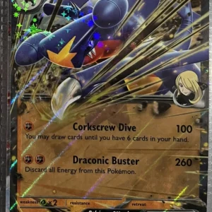 Cynthia's Garchomp ex 104/182 holo Pokemon trading card - Destined Rivals