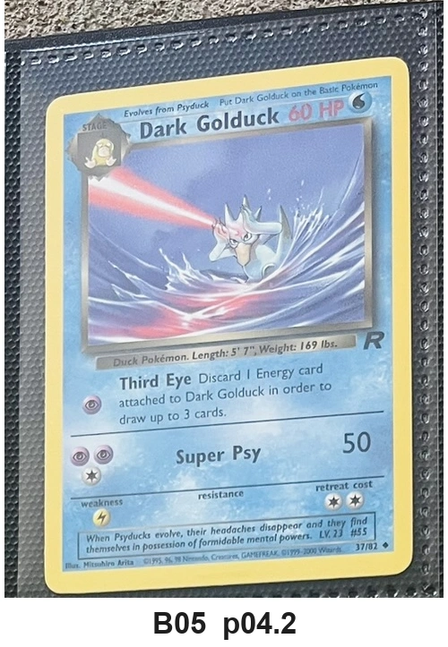 Pokemon TCG Dark Golduck 37/82 - Team Rocket (Uncommon) - Pre-Owned - Cards