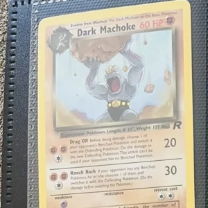 Dark Machoke 40/82 Pokemon trading card - Team Rocket