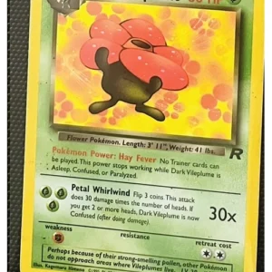 Dark Vileplume 30/82 Pokemon trading card - Team Rocket