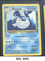 Pokemon TCG Card Bundle x5 - Nidorino, Dewgong, Defender + 2 more - Pre-Owned - Cards