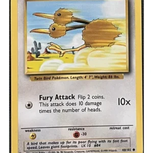 Doduo 48/102 Pokemon trading card - Base Set