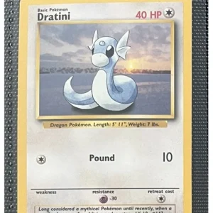 Dratini 26/102 Pokemon trading card - Base Set