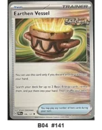 Pokemon TCG Holo Card Bundle x4 - Dunsparce, Glaceon, Earthen Vessel + 1 more - Pre-Owned - Cards